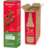 Rabenhorst Cranberry Plus 3x450 ml Saft