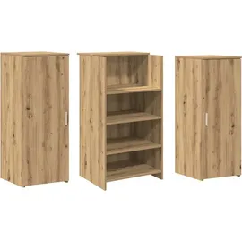 vidaXL Empfangstheke Artisan-Eiche 135x50x103,5 cm Holzwerkstoff