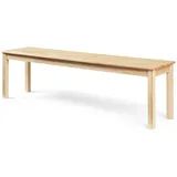 [en.casa] Sitzbank Trerunulu Beige 140 x 35 x 45 cm