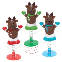 Rentier-Bastelsets mit Hüpffunktion  (pro Set 6) Weihnachtsspielzeug