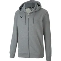 Puma teamGOAL 23 Casuals Kapuzenjacke medium gray heather S