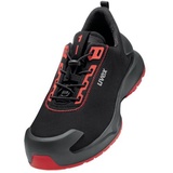 Sports Sicherheitsschuhe uvex Halbschuhe S3L 68031 schwarz rot Weite 10 Grösse 52 52