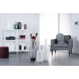 LEONARDO Vase Milano 50 cm Glas Grau