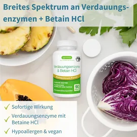 Igennus Verdauungsenzyme Komplex mit Betain HCl & Bromelain Kapseln 90 St.