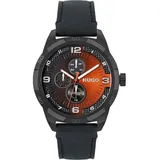 HUGO BOSS Reloj Uni Hugo Boss 1530275 (Ø 45 mm) - Schwarz/Orange