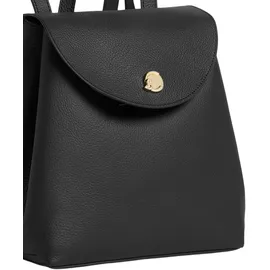 Coccinelle Nikla Mini Bag Rucksack Leder Black/Cognac