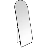 Standspiegel Mira  (57 x 160 cm, Schwarz, Metall)