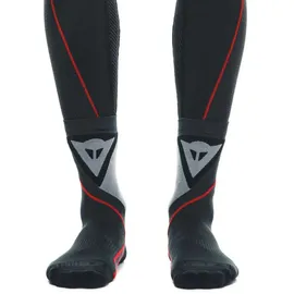 Dainese Thermo Mid Socken 2 Paar Schwarz/Rot 36-38
