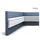 Orac Purotouch Wandleiste P7030 200 x 1,7 x 8,5 cm