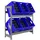 simonclick Schwerlastregal Stahl 1000x1000x300 mm grau