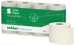 Satino GreenGrow Toilettenpapier, 3-lagig 079870 , 1 Packung à 8 Rollen