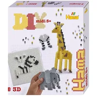 Hama Geschenkpackung 3D Safari Bügelperlen 2500 Stück