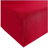 ESTELLA Spannbettlaken Feinjersey 140 x 200 - 160 x 200 cm rot