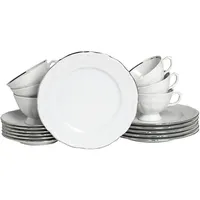 CreaTable Maria Theresia Kaffeeservice 18-tlg. weiß