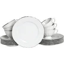 CreaTable Maria Theresia Kaffeeservice 18-tlg. weiß
