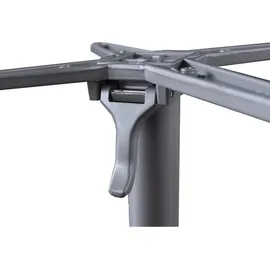 Garden Pleasure Tischgestell Picos Aluminium 30 kg grau/silber