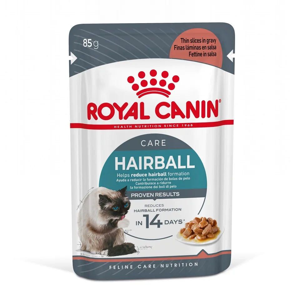 ROYAL CANIN Hairball Care Katzenfutter nass gegen Haarballen 12x85g