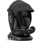 XOMAX 946i Kindersitz drehbar 360° mit ISOFIX, Liegefunktion I mitwachsend I 0-36 kg, 0-12 Jahre, Gruppe 0/1/2/3 I 5-Punkt-Gurt und 3-Punkt-Gurt I Bezug abnehmbar, waschbar I ECE R129