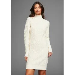 Strickkleid, mit Zopfstrickmuster, Gr. 44 - N-Gr, beige, , 88097236-44 N-Gr