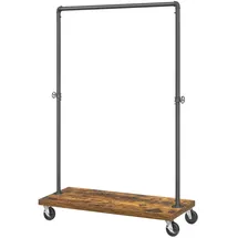 MID.YOU Kleiderwagen 104,5x40x162 cm braun schwarz