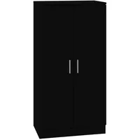 VidaXL Schuhschrank Schwarz 55x35x108 cm Holzwerkstoff