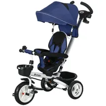 Homcom Dreirad, mit Schiebegriff, LxBxH: 112 x 50 x 104 cm - blau