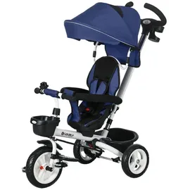 Homcom Dreirad, mit Schiebegriff, LxBxH: 112 x 50 x 104 cm - blau