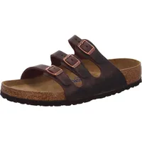 Birkenstock - FLORIDA Leder, Größe:40, Farbe:habana 05326 - Braun - 40