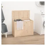 vidaXL Wäschetruhe 88,5x44x66 cm Massivholz Kiefer
