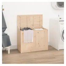 vidaXL Wäschetruhe 88,5x44x66 cm Massivholz Kiefer
