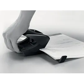 Leitz NeXXt Recycle 2 Löcher Locher 10 Blatt Schwarz,