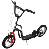 Homcom Kinderroller 12" schwarz
