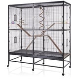 Montana Cages Kleintierkäfig Sevilla 150 (Casa 150 Nagervariante), Nagerkäfig XXL grau