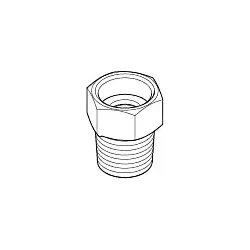 Dornbracht Nippel Reduzierung - komplett 9024030110090 G1/2-Ix1/2NPT-A