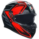 AGV K3 Compound Integralhelm - Schwarz/Rot / L