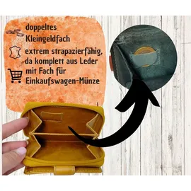 glücksnugget Geldbörse braun