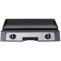 Cuisinart Hot Plate Entertaining Grill & Griddle | XL Elektrischer Plancha Grill, Teppanyaki Grillplatte für zu Hause | Antihaftbeschichtete abnehmbare Platte, 2-Zonen-Temperaturregelung bis zu 260°C