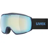 Uvex victorious FM - stylische, verspiegelte Skibrille mit Anti-Fog-Beschichtung für Damen und Herren - blue/sapphir-clear - one size