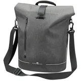 KLICKfix Gepäckträgertasche Lightpack GT wasserdicht grau Größe 40x34x18 cm 16l