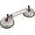 tecwerk Saugheber Aluminium 2 Köpfe 118 mm