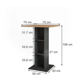 Vicco Bartisch Repose 75 x 75 cm Braun