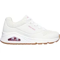 SKECHERS Uno - Stand On Air Weiß / Hot Rosa 37