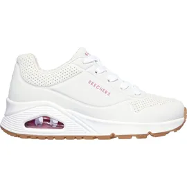 SKECHERS Uno - Stand On Air Weiß / Hot Rosa 37