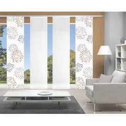 Schiebegardine VISION S "SOVITA", braun (kupferfarben), B:60cm H:260cm, Polyester, Gardinen, DIGITALDRUCK