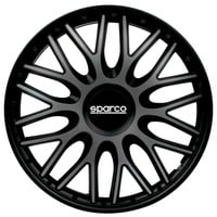 Sparco Radzierblenden Roma - 16-Zoll - Grau/Schwarz - Satz mit 4 Stück