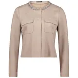 Betty Barclay Blazer-Jacke mit Brusttaschen, Taupe, 38