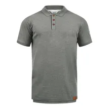 !Solid Poloshirt SOLID "Poloshirt SDTripPolo", Herren, Gr. S, grau (grau mel), Obermaterial: 60% Baumwolle CO. 40% Polyester PES., Shirts