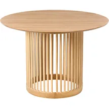 Beliani Esstisch Boyle Helle Eiche 110 cm 110 cm