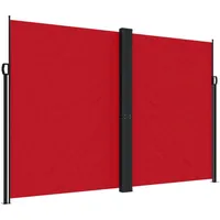 furnicato Seitenmarkise 220 x 600 cm Rot Polyester