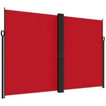 furnicato Seitenmarkise 220 x 600 cm Rot Polyester